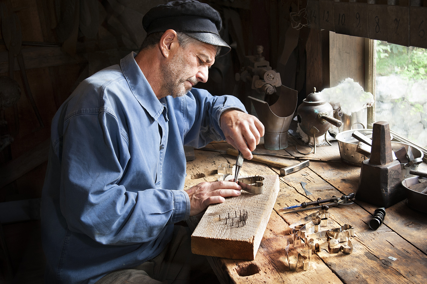 Plåtslagare, Skansen Foto Marie Andersson