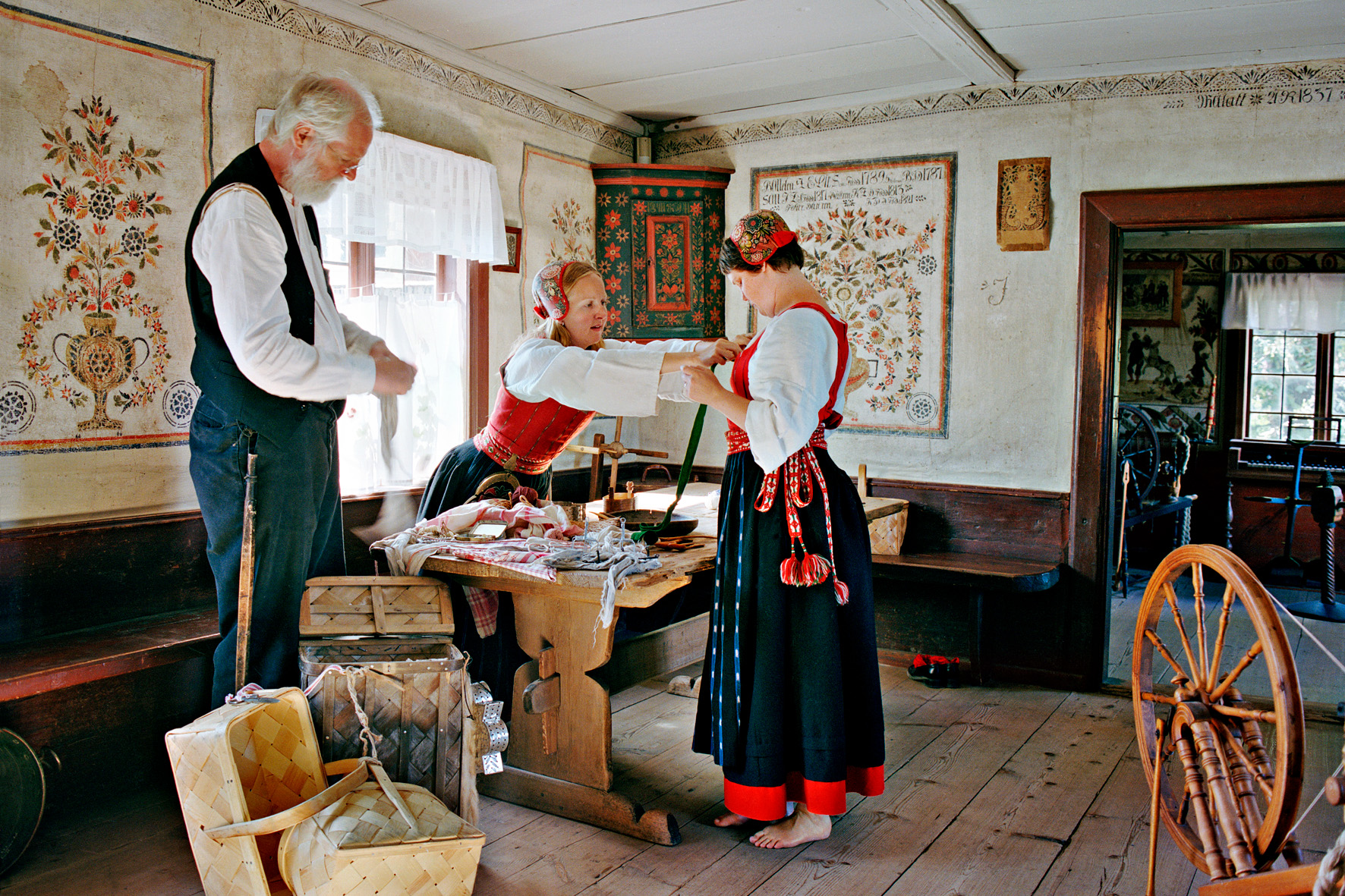Delsbogården, Skansen. Foto: Marie Andersson