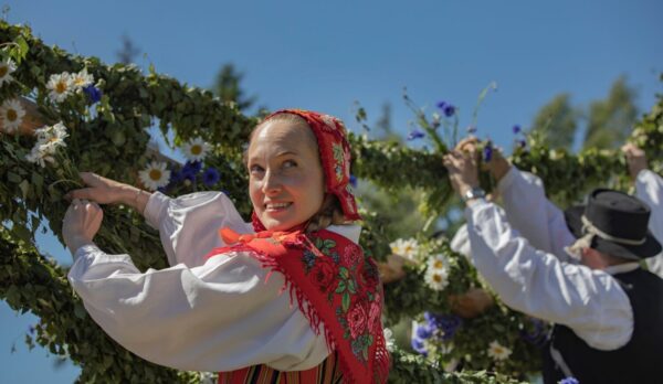 Midsommarfirande på Skansen Foto: Therese Jahnson