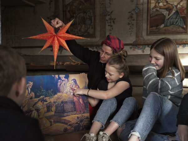 Skolvisning på Skansen Foto: Alex Hinchcliffe