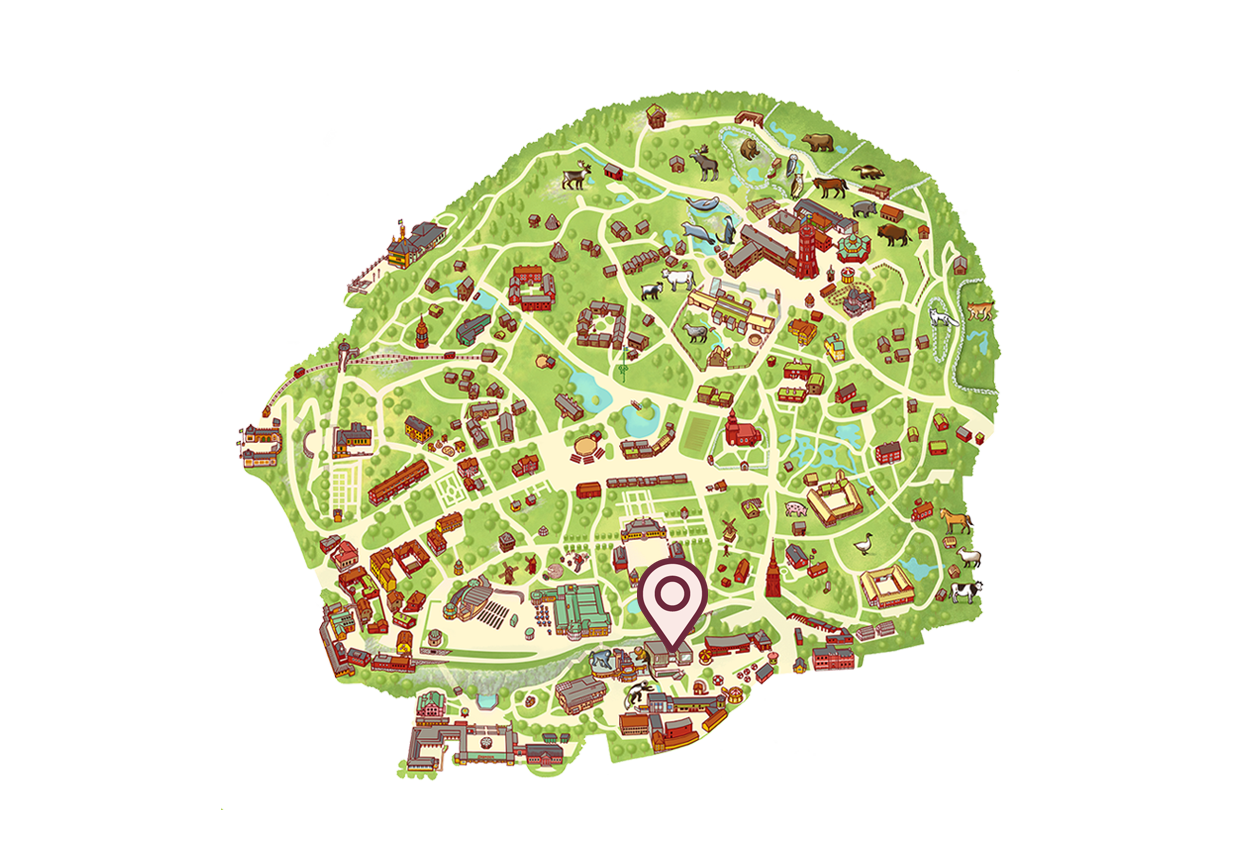 Karta till Baltic Sea Science center