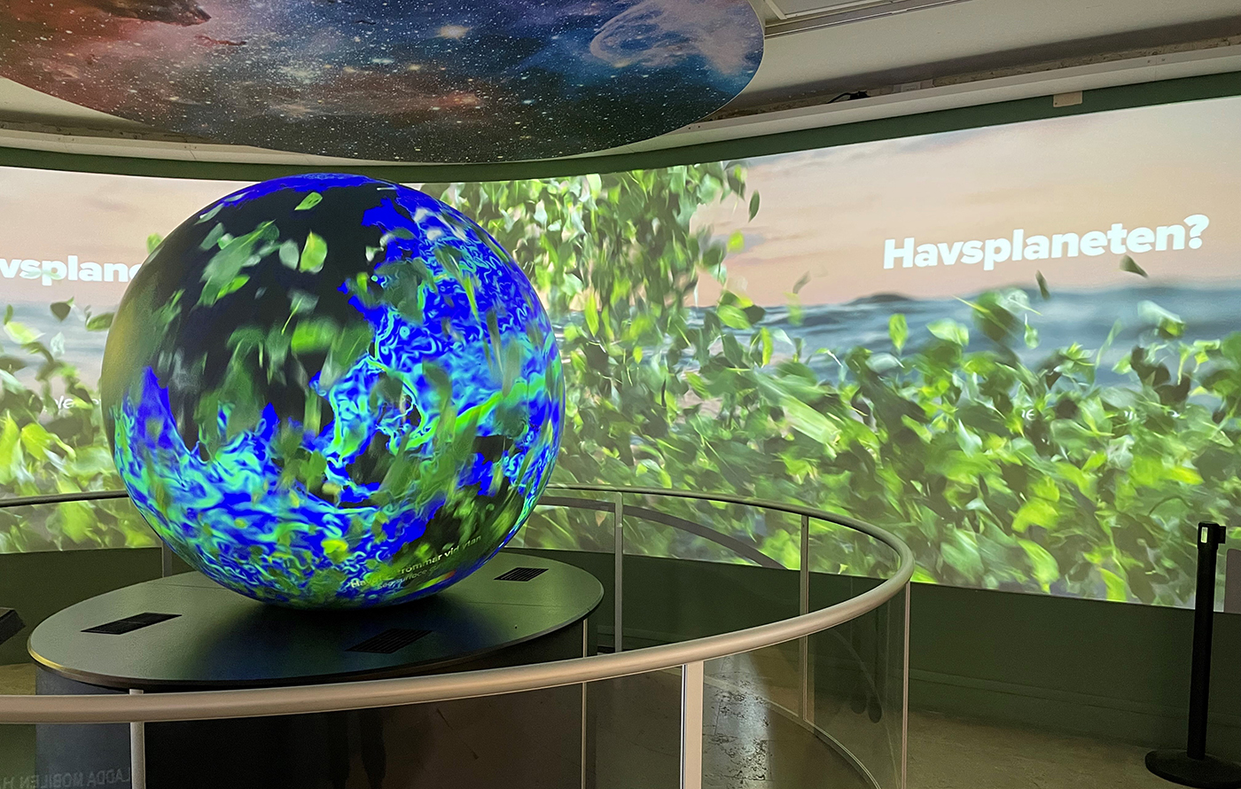 Jordglob på Skansen