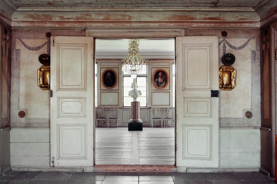 Den stora salen i Skogaholms Herrgård från 1700-talet