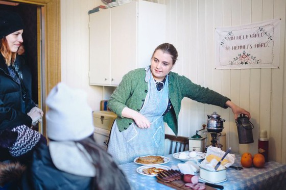 Utflykt förbereds i Järnhandlarbostaden