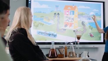 Lektion på Baltic Sea Science Center.